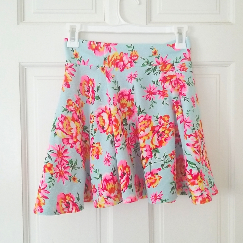 Splash of color skirt